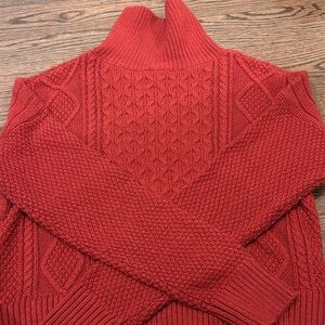 Abercrombie Kids Red Knit Sweater
